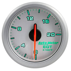 AutoMeter - Autometer Airdrive 2-1/16in EGT Gauge 0-2000 Degrees F - Silver - Demon Performance