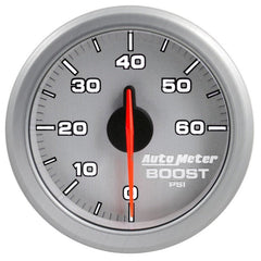 AutoMeter - Autometer Airdrive 2-1/6in Boost Gauge 0-60 PSI - Silver - Demon Performance