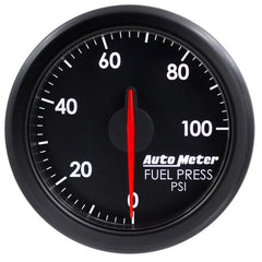 AutoMeter - Autometer Airdrive 2-1/6in Fuel Pressure Gauge 0-100 PSI - Black - Demon Performance