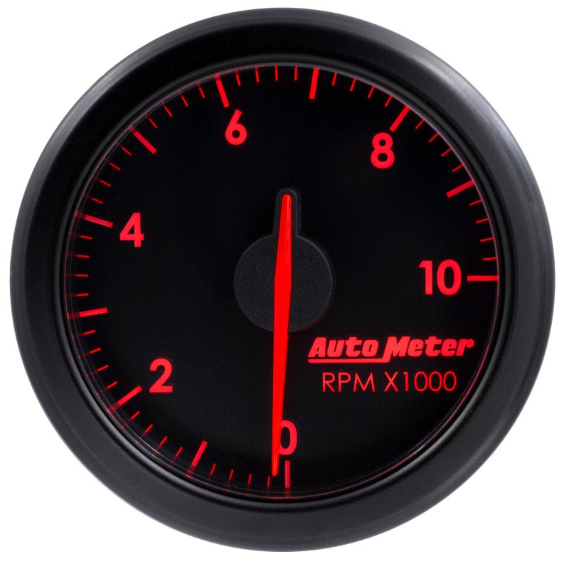 AutoMeter - Autometer Airdrive 2-1/6in Tachometer Gauge 0-10K RMP - Black - Demon Performance