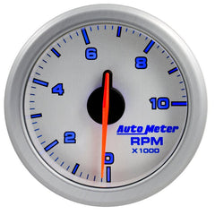 AutoMeter - Autometer Airdrive 2-1/6in Tachometer Gauge 0-10K RMP - Silver - Demon Performance