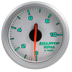 AutoMeter - Autometer Airdrive 2-1/6in Tachometer Gauge 0-10K RMP - Silver - Demon Performance