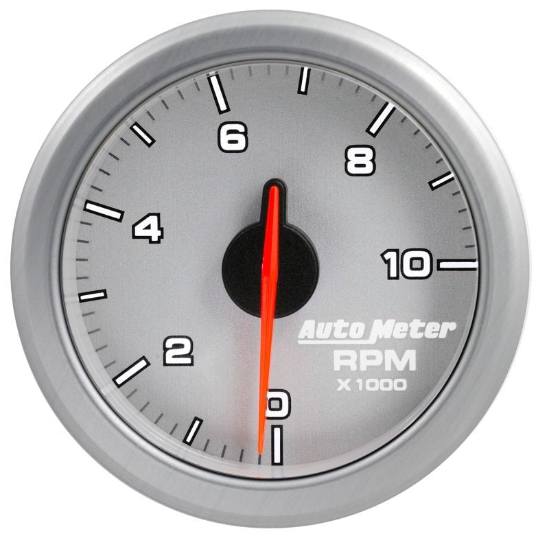 AutoMeter - Autometer Airdrive 2-1/6in Tachometer Gauge 0-10K RMP - Silver - Demon Performance