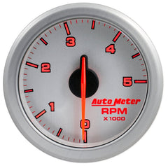 AutoMeter - Autometer Airdrive 2-1/6in Tachometer Gauge 0-5K RPM - Silver - Demon Performance