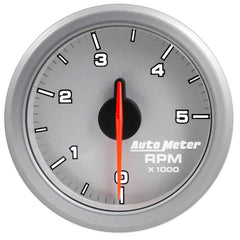 AutoMeter - Autometer Airdrive 2-1/6in Tachometer Gauge 0-5K RPM - Silver - Demon Performance