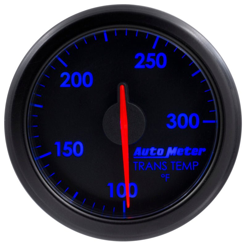 AutoMeter - Autometer Airdrive 2-1/6in Trans Temperature Gauge 100-300 Degrees F - Black - Demon Performance