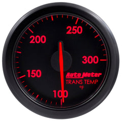 AutoMeter - Autometer Airdrive 2-1/6in Trans Temperature Gauge 100-300 Degrees F - Black - Demon Performance