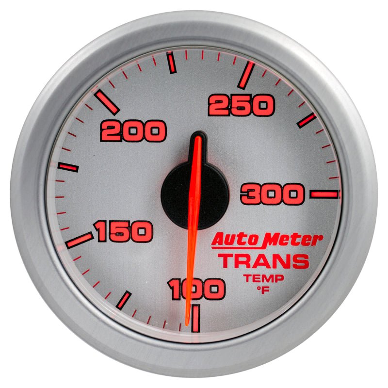 AutoMeter - Autometer Airdrive 2-1/6in Trans Temperature Gauge 100-300 Degrees F - Silver - Demon Performance