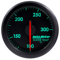 AutoMeter - Autometer Airdrive 2-1/6in Water Temperature Gauge 100-300 Degrees F - Black - Demon Performance