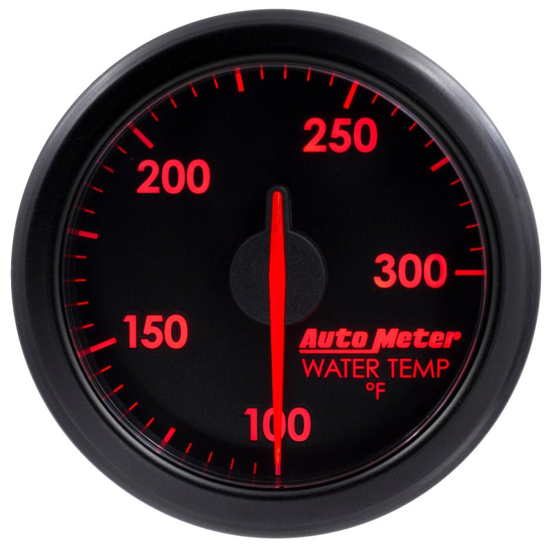 AutoMeter - Autometer Airdrive 2-1/6in Water Temperature Gauge 100-300 Degrees F - Black - Demon Performance