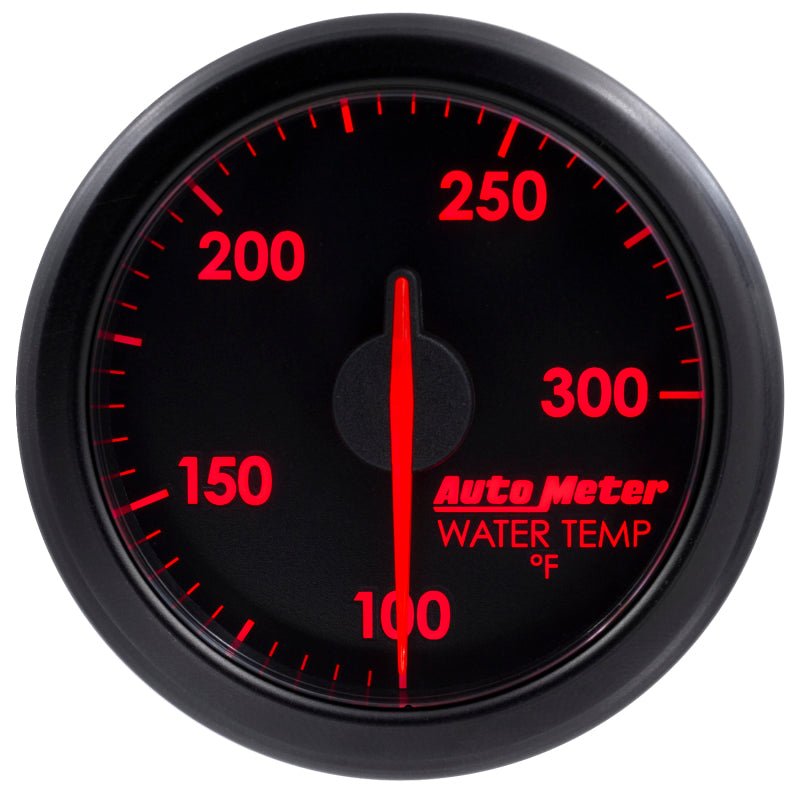 AutoMeter - Autometer Airdrive 2-1/6in Water Temperature Gauge 100-300 Degrees F - Black - Demon Performance