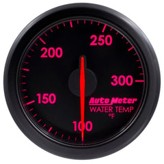 AutoMeter - Autometer Airdrive 2-1/6in Water Temperature Gauge 100-300 Degrees F - Black - Demon Performance