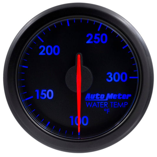 AutoMeter - Autometer Airdrive 2-1/6in Water Temperature Gauge 100-300 Degrees F - Black - Demon Performance