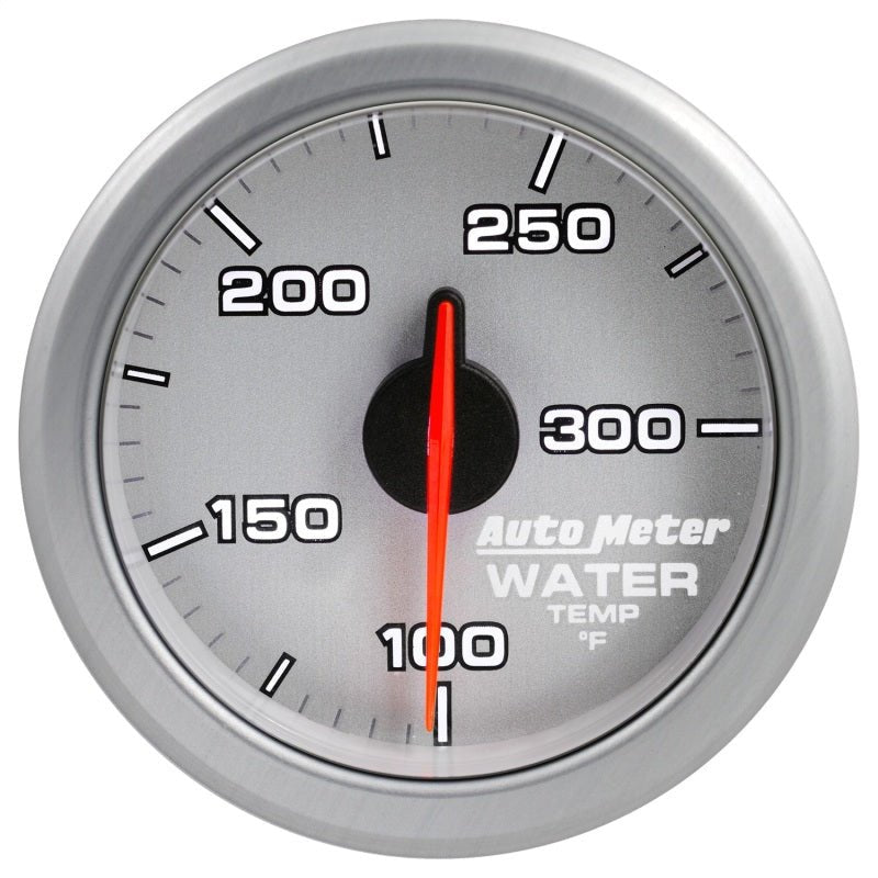 AutoMeter - Autometer Airdrive 2-1/6in Water Temperature Gauge 100-300 Degrees F - Silver - Demon Performance