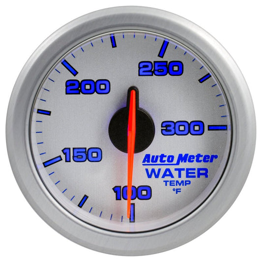 AutoMeter - Autometer Airdrive 2-1/6in Water Temperature Gauge 100-300 Degrees F - Silver - Demon Performance