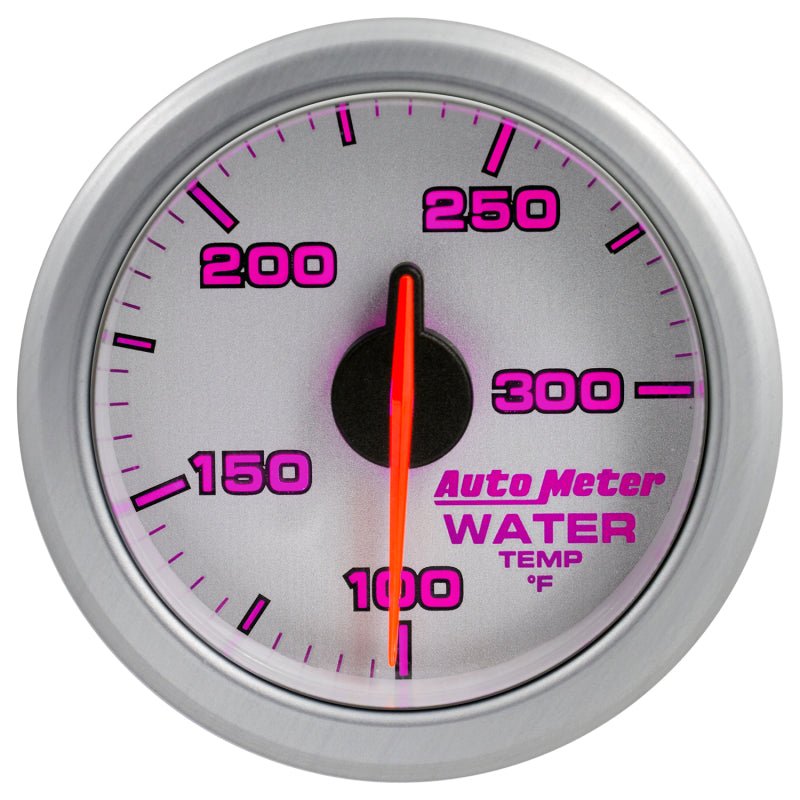 AutoMeter - Autometer Airdrive 2-1/6in Water Temperature Gauge 100-300 Degrees F - Silver - Demon Performance