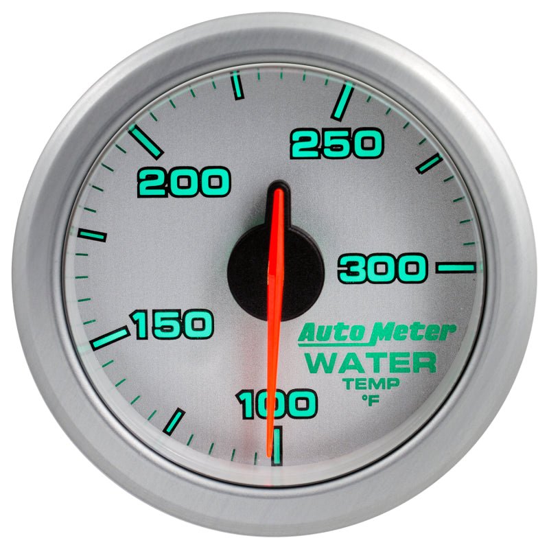 AutoMeter - Autometer Airdrive 2-1/6in Water Temperature Gauge 100-300 Degrees F - Silver - Demon Performance