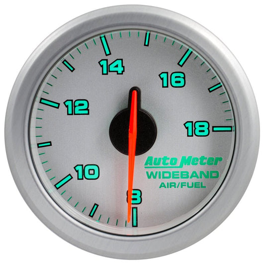 AutoMeter - Autometer Airdrive 2-1/6in Wideband Air / Fuel Gauge 10:1-17:1 ARF Range - Silver - Demon Performance