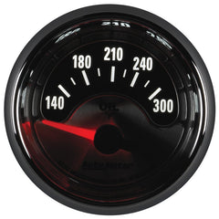 AutoMeter - Autometer American Muscle 2-1/16in Short Sweep Electric 140-300 Deg F Oil Temp Gauge - Demon Performance