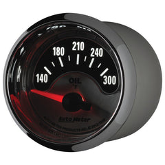 AutoMeter - Autometer American Muscle 2-1/16in Short Sweep Electric 140-300 Deg F Oil Temp Gauge - Demon Performance