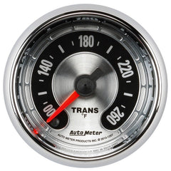 AutoMeter - Autometer American Muscle 52mm Full Sweep Electric 100-260 Deg F Transmission Temperature Gauge - Demon Performance