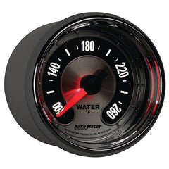 AutoMeter - Autometer American Muscle 52mm Full Sweep Electric 100-260 Deg F Water Temperature Gauge - Demon Performance