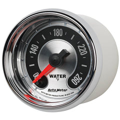 AutoMeter - Autometer American Muscle 52mm Full Sweep Electric 100-260 Deg F Water Temperature Gauge - Demon Performance