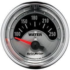 AutoMeter - Autometer American Muscle 52mm Short Sweep Electric 250 Deg F Water Temp Gauge - Demon Performance