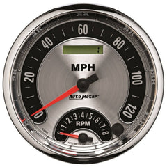 AutoMeter - Autometer American Muscle 5in Tach Speedo Combo In-Dash - Demon Performance