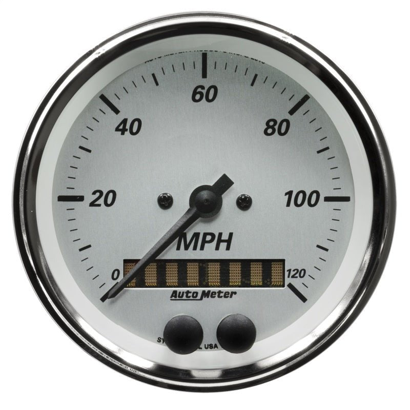 AutoMeter - AutoMeter American Platinum Series 0-120MPH 3-3/8in. GPS Speedometer Gauge - Demon Performance