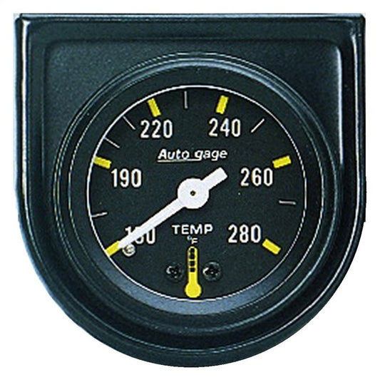 AutoMeter - Autometer AutoGage 1 1/2in Mechanical 280 Deg Water Temp Gauge - Black - Demon Performance