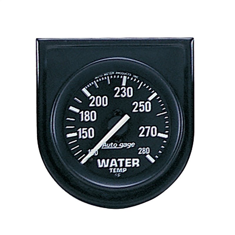 AutoMeter - Autometer AutoGage 52.4mm Mechanical 100-280 Deg F Water Temp Gauge - Black - Demon Performance