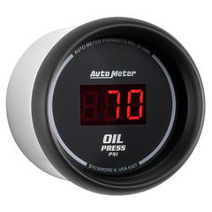 AutoMeter - Autometer Black 0-100 psi Digital Oil Pressure Gauge - Demon Performance