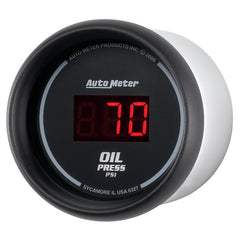 AutoMeter - Autometer Black 0-100 psi Digital Oil Pressure Gauge - Demon Performance