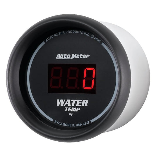 AutoMeter - Autometer Black 0-300 F Digital Water Temp Gauge - Demon Performance