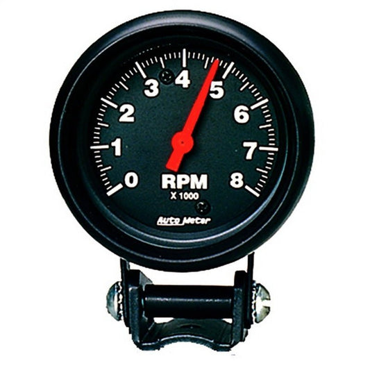 AutoMeter - Autometer Black 2-5/8 inch 8000 rpm Tachometer Mini Tach Gauge - Demon Performance