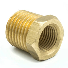 AutoMeter - Autometer Brass Adapter Fitting - 1/4in NPT Male / 1/8in NPT Female - Demon Performance