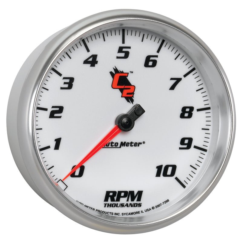 AutoMeter - Autometer C2 5 inch 10000 RPM In-Dash Tachometer - Demon Performance