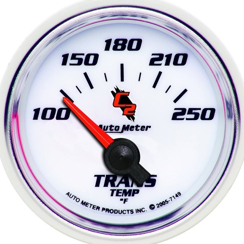 AutoMeter - Autometer C2 52mm 100 - 250 Deg. F Electronic Trans Temp Gauge - Demon Performance