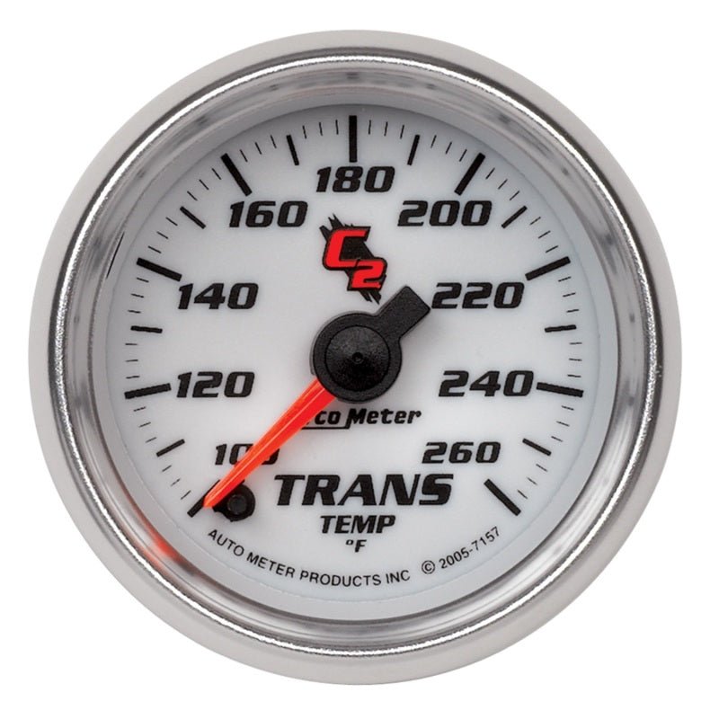 AutoMeter - Autometer C2 52mm 100 - 260 Deg. F Electronic Trans Temp Gauge - Demon Performance