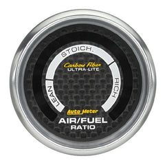 AutoMeter - Autometer Carbon Fiber 52mm Electronic Air Fuel Gauge - Demon Performance