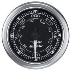 AutoMeter - Autometer Chrono 2-1/16in 120-280 Degree Temperature Gauge - Demon Performance