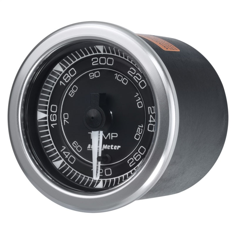 AutoMeter - Autometer Chrono 2-1/16in 120-280 Degree Temperature Gauge - Demon Performance