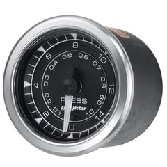 AutoMeter - Autometer Chrono 2-1/16in 15PSI Pressure Gauge - Demon Performance