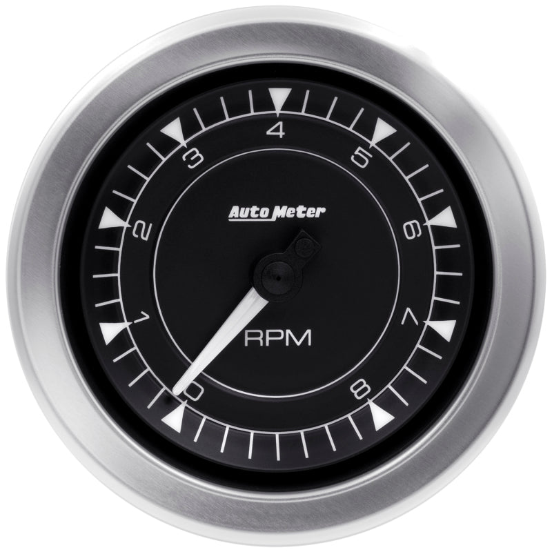 AutoMeter - Autometer Chrono 3-3/8in 10k RPM In Dash Tachometer Gauge - Demon Performance