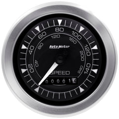 AutoMeter - Autometer Chrono 3-3/8in 160MPH Electric Programmable Speedometer Gauge - Demon Performance