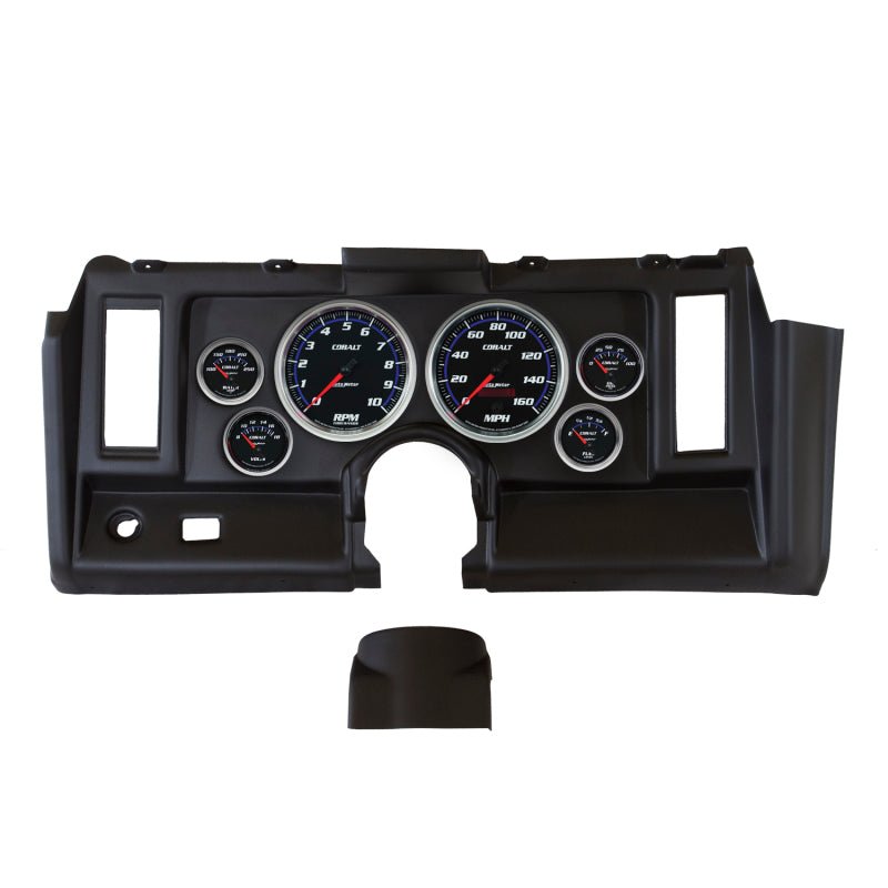 AutoMeter - Autometer Cobalt 1969 Camaro Dash Kit 6pc Tach / MPH / Fuel / Oil / WTMP / Volt - Demon Performance