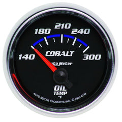 AutoMeter - Autometer Cobalt 2 1/6in 140-300 Degree F Oil Temprature Gauge - Demon Performance