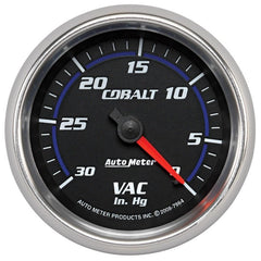 AutoMeter - Autometer Cobalt 2-5/8in. / 0-30 IN HG / Mechanical Vacuum Gauge - Demon Performance