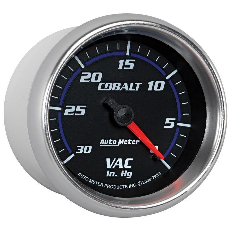 AutoMeter - Autometer Cobalt 2-5/8in. / 0-30 IN HG / Mechanical Vacuum Gauge - Demon Performance